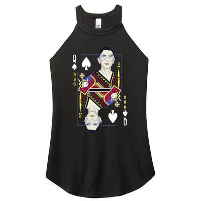 RBG Queen R.B.G. Ruther Bader Ginsburg  Women's Perfect Tri Rocker Tank