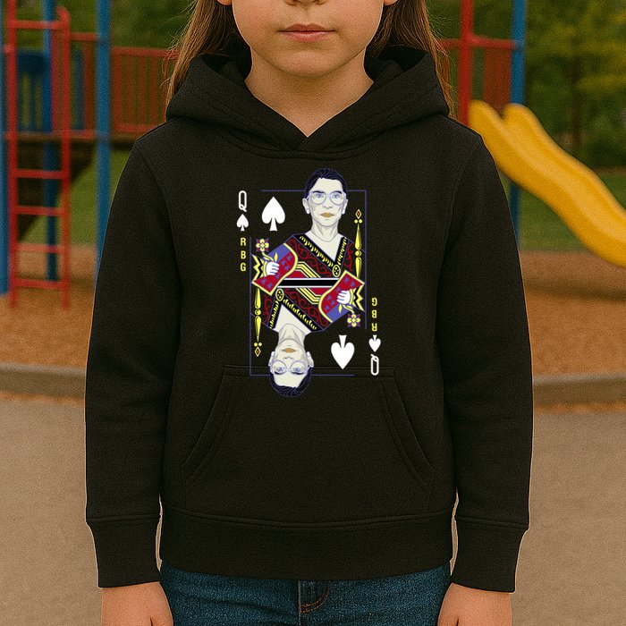 RBG Queen R.B.G. Ruther Bader Ginsburg  Kids Hoodie