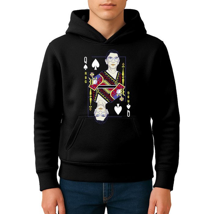 RBG Queen R.B.G. Ruther Bader Ginsburg  Kids Hoodie
