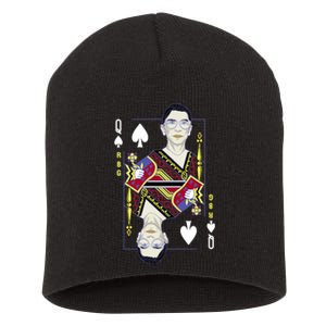 RBG Queen R.B.G. Ruther Bader Ginsburg  Short Acrylic Beanie