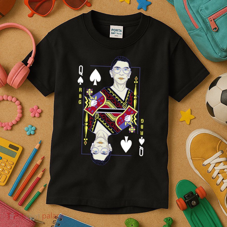 RBG Queen R.B.G. Ruther Bader Ginsburg  Kids T-Shirt