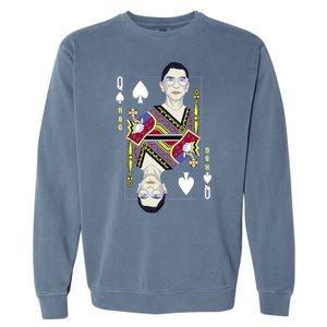 RBG Queen R.B.G. Ruther Bader Ginsburg  Garment-Dyed Sweatshirt