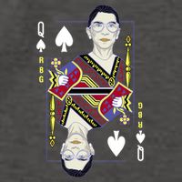 RBG Queen R.B.G. Ruther Bader Ginsburg  Vector Backpack