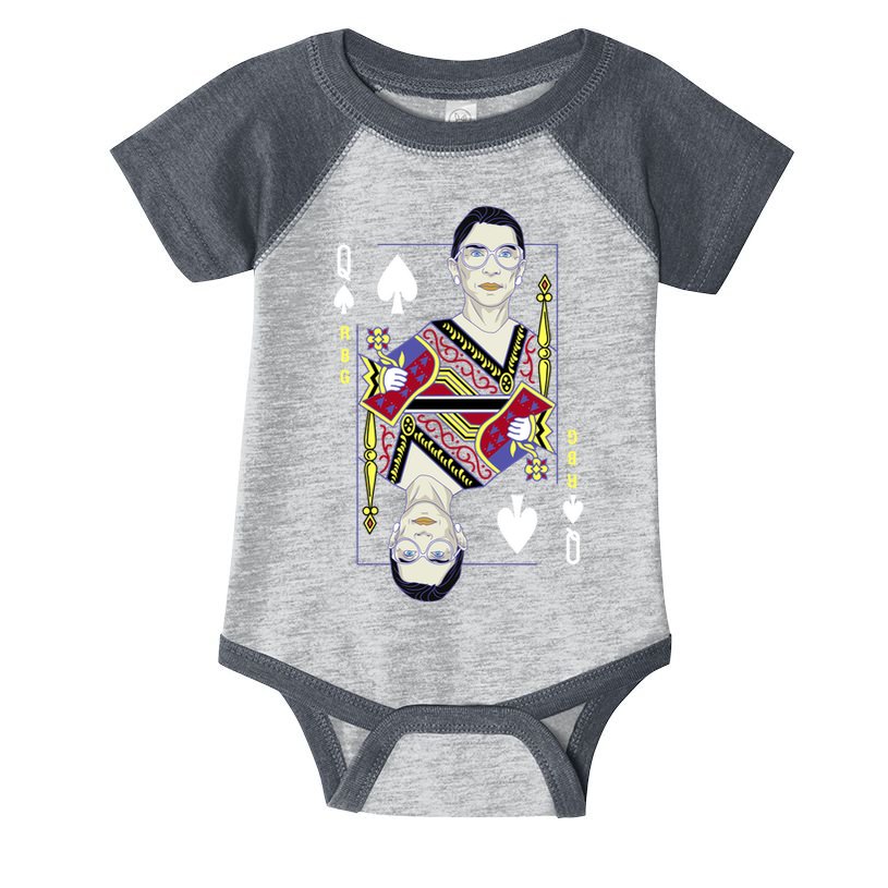 RBG Queen R.B.G. Ruther Bader Ginsburg  Infant Baby Jersey Bodysuit