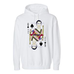 RBG Queen R.B.G. Ruther Bader Ginsburg  Garment-Dyed Fleece Hoodie