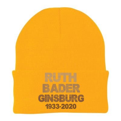 RBG Ruth Bader Ginsburg 1933-2020 Knit Cap Winter Beanie