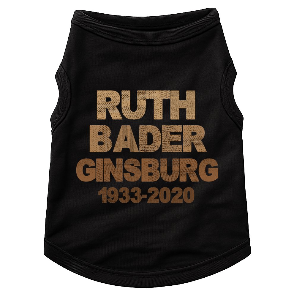 RBG Ruth Bader Ginsburg 1933-2020 Doggie Tank