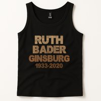 RBG Ruth Bader Ginsburg 1933-2020 Tank Top