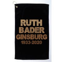 RBG Ruth Bader Ginsburg 1933-2020 Golf Towel