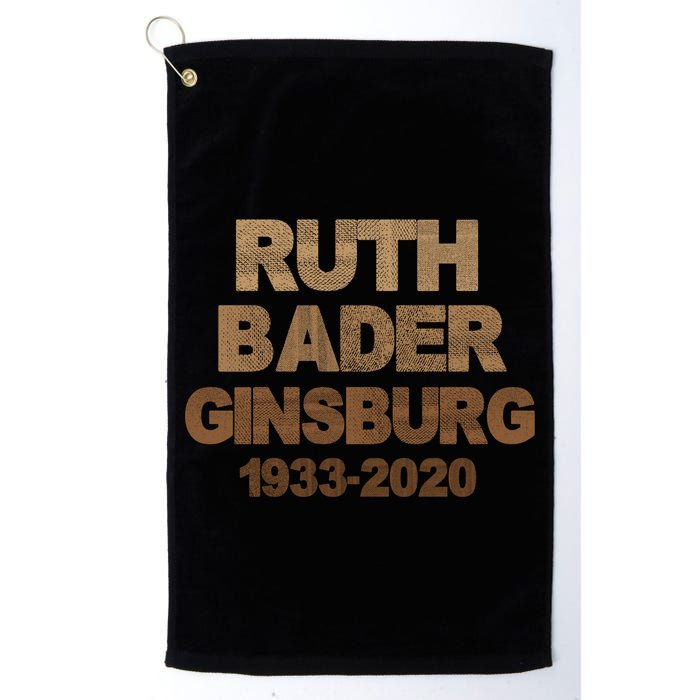 RBG Ruth Bader Ginsburg 1933-2020 Golf Towel