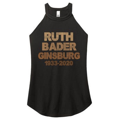 RBG Ruth Bader Ginsburg 1933-2020 Women's Perfect Tri Rocker Tank