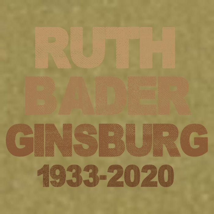 RBG Ruth Bader Ginsburg 1933-2020 Garment-Dyed Women's Muscle Tee