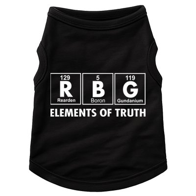RBG The Element Of Truth Ruth Bader Ginsburg Doggie Tank