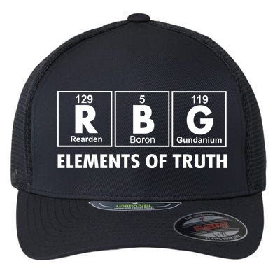 RBG The Element Of Truth Ruth Bader Ginsburg Flexfit Unipanel Trucker Cap