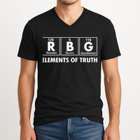 RBG The Element Of Truth Ruth Bader Ginsburg V-Neck T-Shirt
