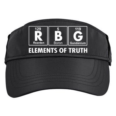 RBG The Element Of Truth Ruth Bader Ginsburg Adult Drive Performance Visor