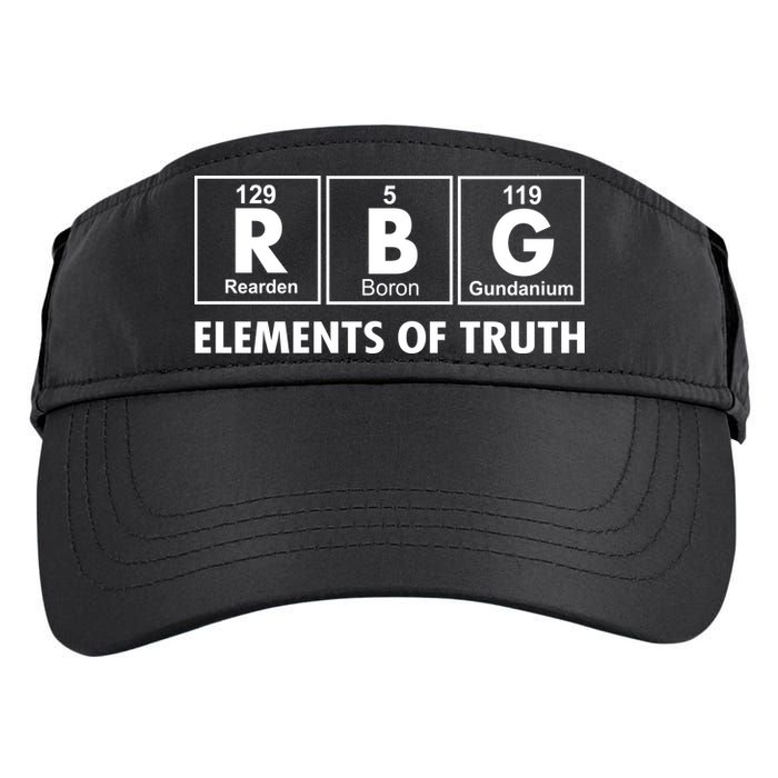 RBG The Element Of Truth Ruth Bader Ginsburg Adult Drive Performance Visor