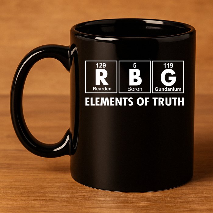 RBG The Element Of Truth Ruth Bader Ginsburg 11oz C Handle Ceramic Mug