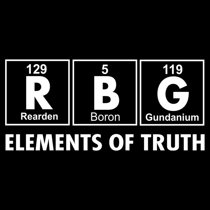 RBG The Element Of Truth Ruth Bader Ginsburg Drawstring Bag
