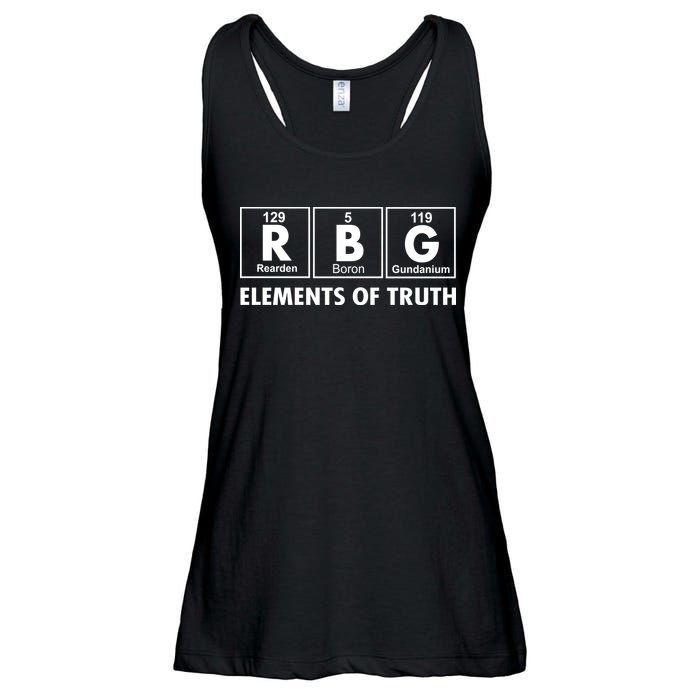 RBG The Element Of Truth Ruth Bader Ginsburg Ladies Essential Flowy Tank