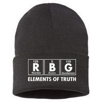RBG The Element Of Truth Ruth Bader Ginsburg Sustainable Knit Beanie