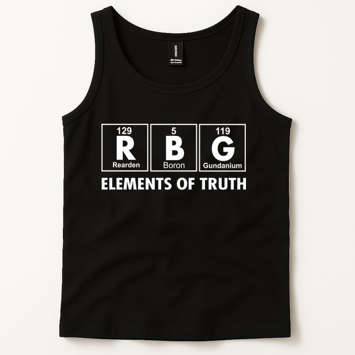 RBG The Element Of Truth Ruth Bader Ginsburg Tank Top