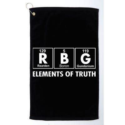 RBG The Element Of Truth Ruth Bader Ginsburg Golf Towel