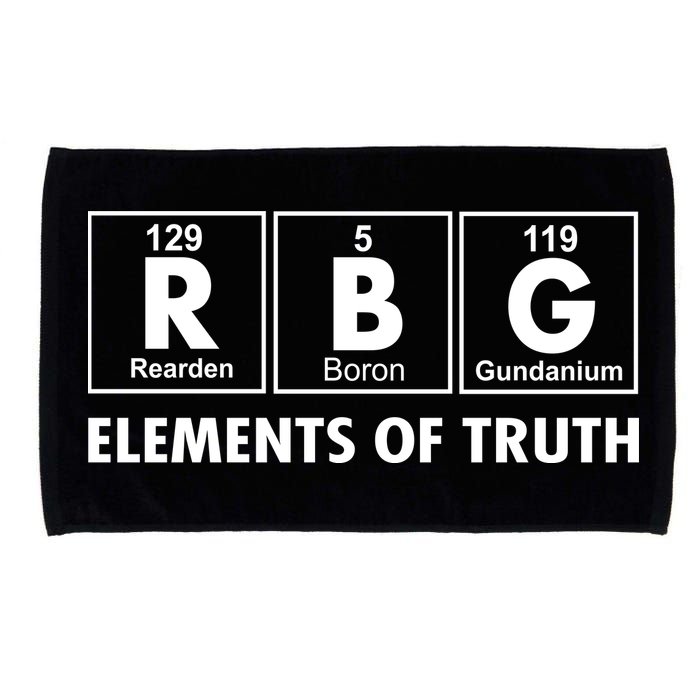 RBG The Element Of Truth Ruth Bader Ginsburg Microfiber Hand Towel