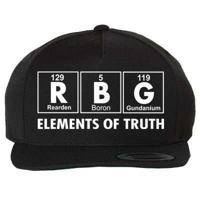 RBG The Element Of Truth Ruth Bader Ginsburg Wool Snapback Cap