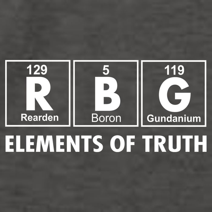 RBG The Element Of Truth Ruth Bader Ginsburg Vector Backpack