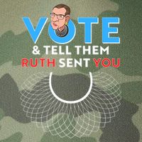 RBG Vote And Tell Them Ruth Sent You RBG Tribute Legacy Tie Dye Trucker Hat