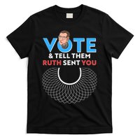 RBG Vote And Tell Them Ruth Sent You RBG Tribute T-Shirt