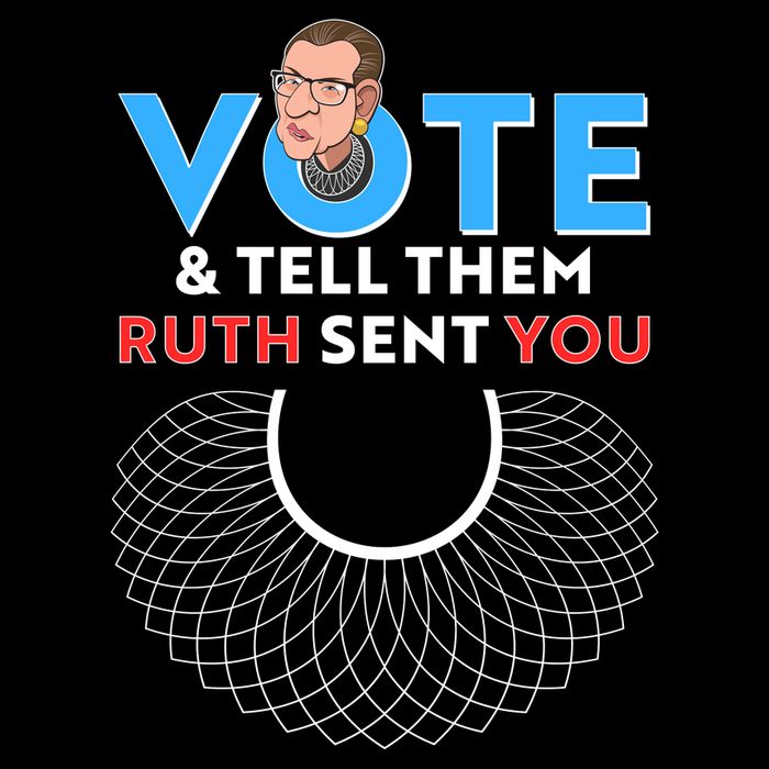 RBG Vote And Tell Them Ruth Sent You RBG Tribute Baby Bodysuit