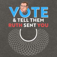 RBG Vote And Tell Them Ruth Sent You RBG Tribute Cotton Canvas Backpack