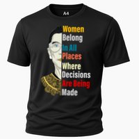 RBG Women Belong In All Places Where Decisions Are Being Made Cooling Performance Crew T-Shirt