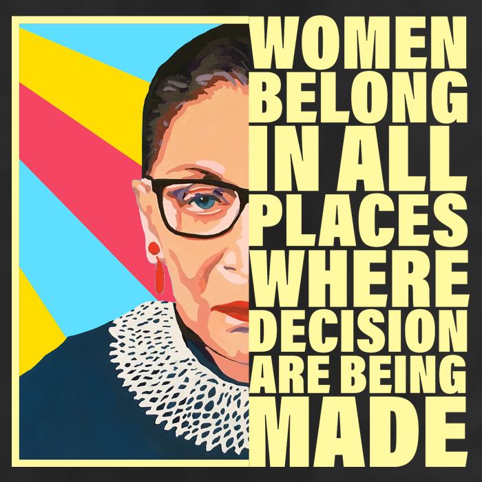 RBG Women Belong In Places Where Decisions Are Being Made Beanie