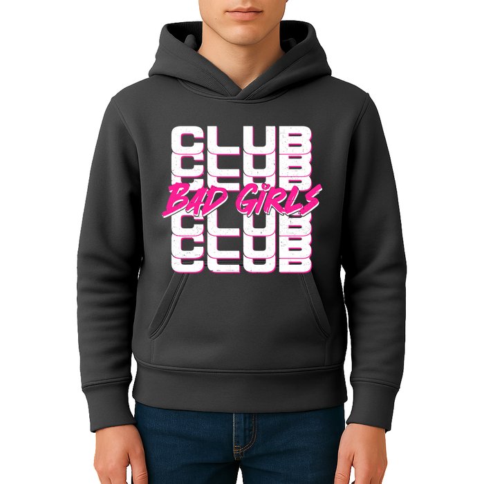 Retro Bad Girls Club Logo Kids Hoodie