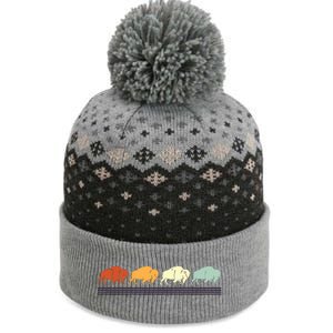 Retro Buffalo Gift The Baniff Cuffed Pom Beanie