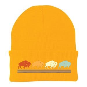 Retro Buffalo Gift Knit Cap Winter Beanie