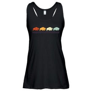 Retro Buffalo Gift Ladies Essential Flowy Tank