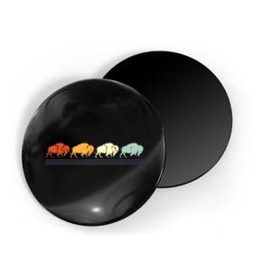 Retro Buffalo Gift Magnet