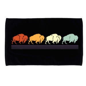 Retro Buffalo Gift Microfiber Hand Towel