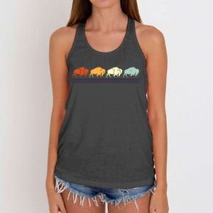 Retro Buffalo Gift Women's Knotted Racerback Tank