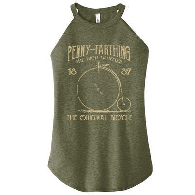 Penny Farthing Bike Retro Vintage Bicycle Cycling Women’s Perfect Tri Rocker Tank