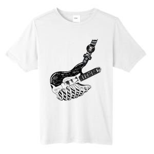 Rock Bass Guitar Skull Rock Guitarist Bass Player Musician Tall Fusion ChromaSoft Performance T-Shirt