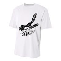 Rock Bass Guitar Skull Rock Guitarist Bass Player Musician Performance Sprint T-Shirt