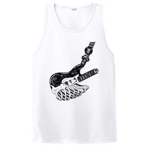 Rock Bass Guitar Skull Rock Guitarist Bass Player Musician PosiCharge Competitor Tank