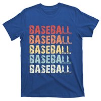 Retro Baseball Gift Baseball Lover Funny Gift T-Shirt