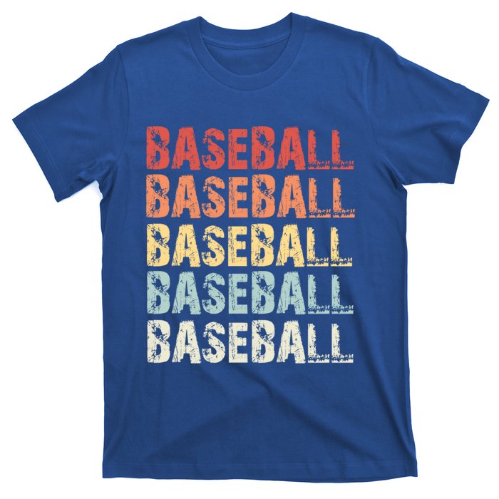 Retro Baseball Gift Baseball Lover Funny Gift T-Shirt