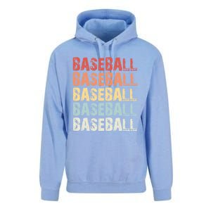 Retro Baseball Gift Baseball Lover Funny Gift Unisex Surf Hoodie